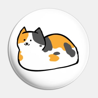 Calico Cat Loaf Pin