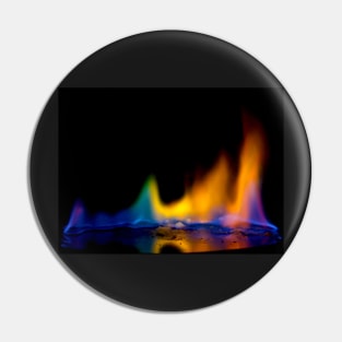 Rainbow Colored Fire Pin