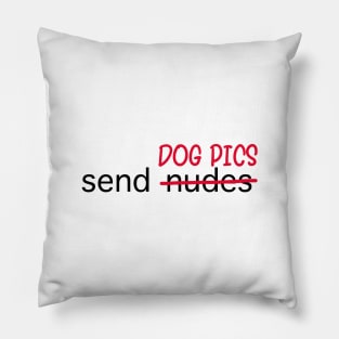 Send dog pics Pillow