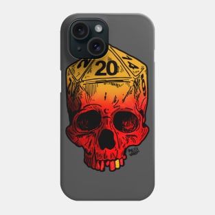 D20 Skull Phone Case