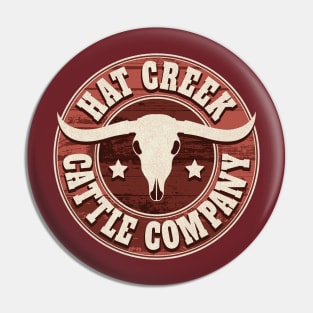 Hat Creek Cattle Company Logo Pin