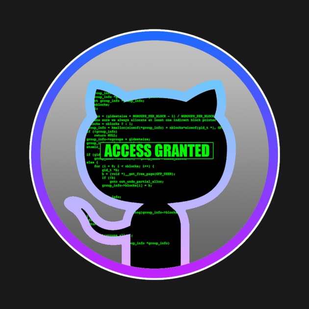 Git Hacker Kitty by Destro