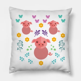 three little pigs Pillow