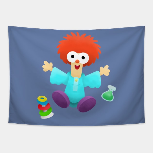 When Your Room Looks Kinda Weird - Beaker Tapestry by TheGreatJery