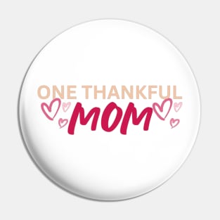 One Thankful Mom - Words Pin