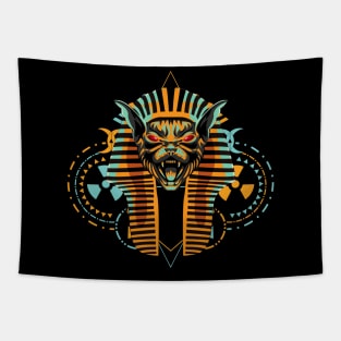 cat sphinx graphic Tapestry