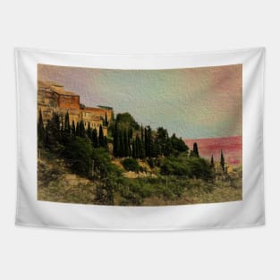 Tuscan Hillside Tapestry