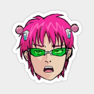 Annoyed Saiki Magnet