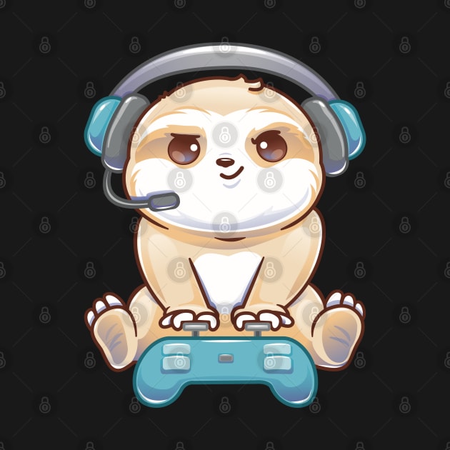 Gaming Sloth by PnJ