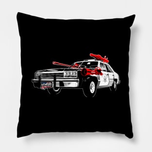 Highway Punchado Car Upgraded v. Blank Text Code RED Pillow