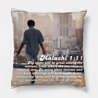 Malachi 1:11 Pillow