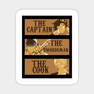 the captain, the swordsman, the cook Magnet