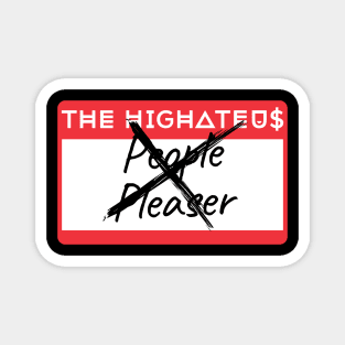 People Pleaser Name Tag Magnet