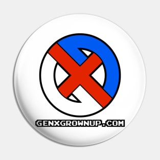 GenXGrownUp Circle .Com Pin