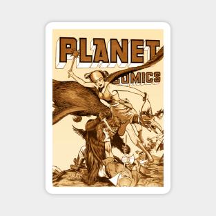 Vintage Comic Book Art Magnet