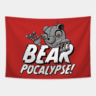 BEARPOCALYPSE! Robot Bear Tapestry