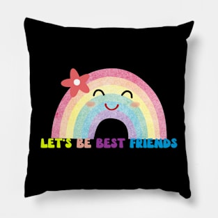 Let's Be Best Friends Pillow