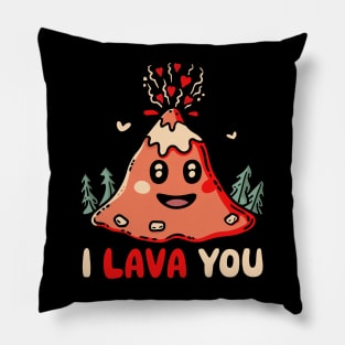 I Lava You Valentine's Day Pillow