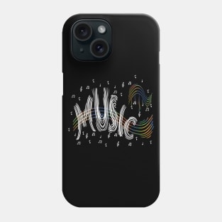 Musical note pattern Phone Case