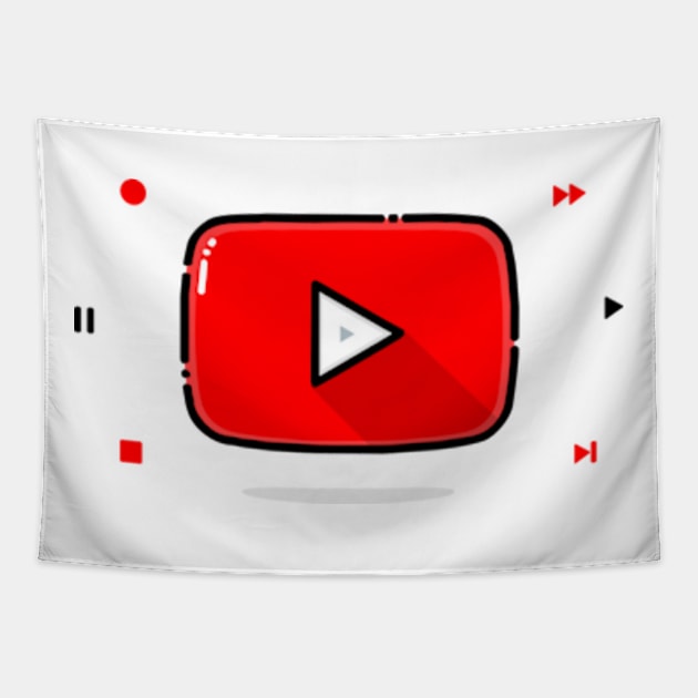 Sweet Youtuber Tapestry by Spaksu