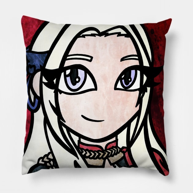 FE3H - Black Eagle Lord, Edelgard Pillow by ScribbleSketchScoo