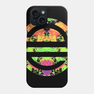 Green green paint abstract nature Phone Case