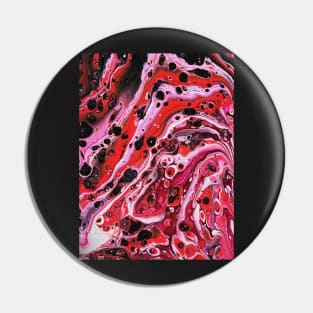 Lenape - Abstract Acrylic Pour Painting Pin