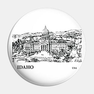 Idaho State USA Pin