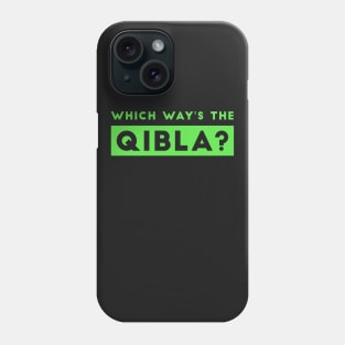 Which Way's The Qibla? 2 Green Phone Case