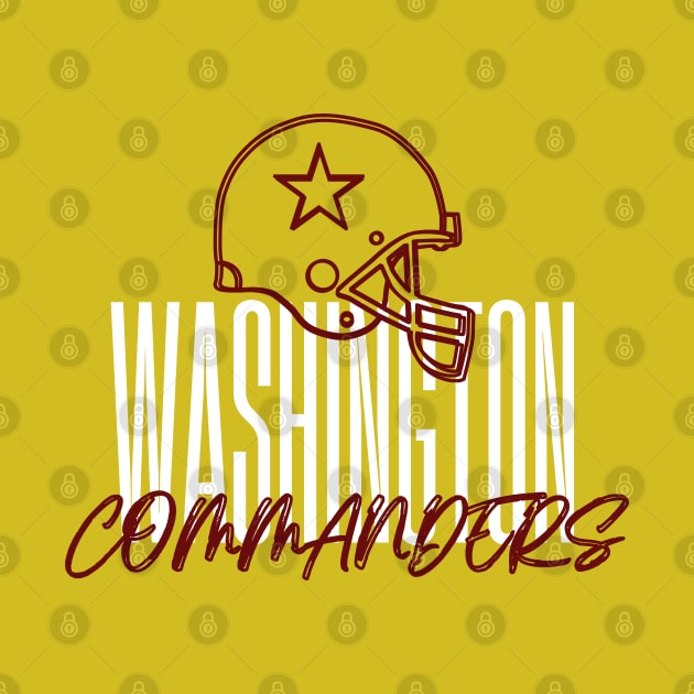 WASHINGTON COMMANDERS FOOTBALL TEAM by Lolane