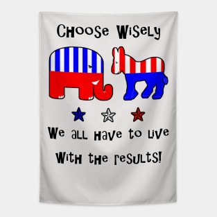 Choose Wisely Vote Tapestry