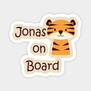 Jonas on board sticker Magnet