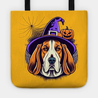 Basset Hound Pumpkin Tote