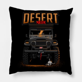 FJ40 Desert Killer - PAPAYA STREETART Pillow