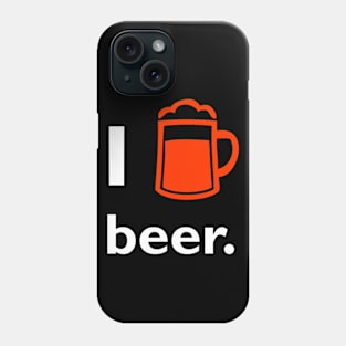 I Love Beer Phone Case