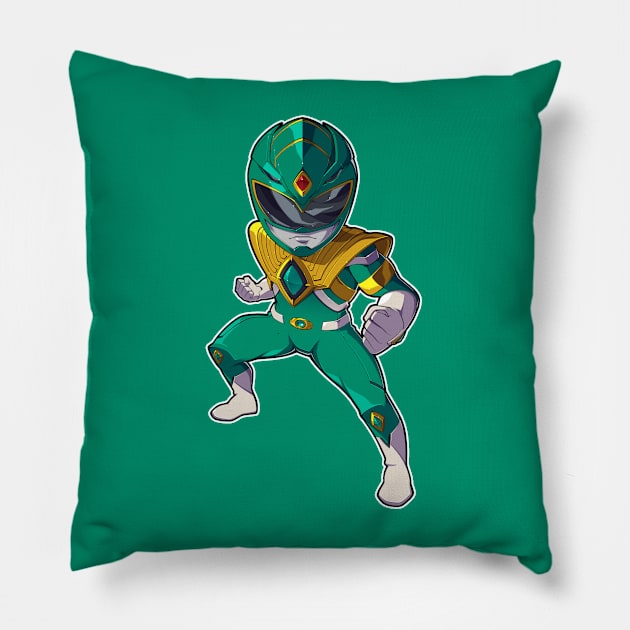 Green Renja Pillow by BayuBaruna