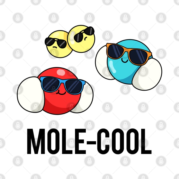 Molecool Cute Molecule Science Pun by punnybone