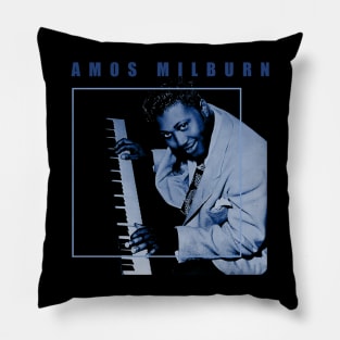 Amos's Juke Joint Groove Retro Music Tee Pillow