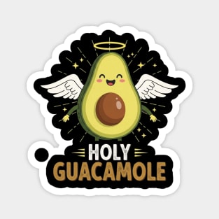 Avocado Guacamole Tee - Holy Guac Saintly Foodie Gift Magnet