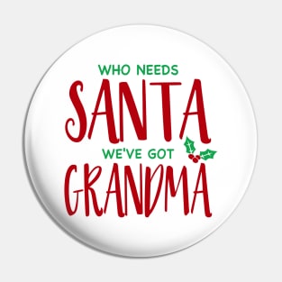 Who Needs Santa Pin