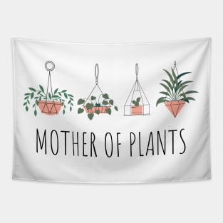 Mother of Plants Cute Plant Doodle Tapestry