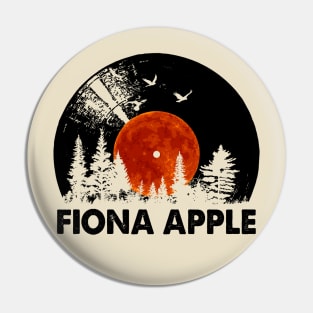 Fiona Name Record Music Forest Gift Pin