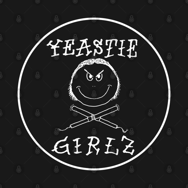 Yeastie Girlz Round White Logo by Yeastie Girlz