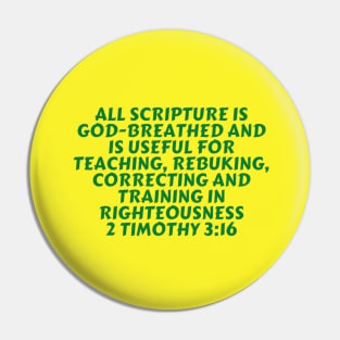 Bible Verse 2 Timothy 3:16 Pin