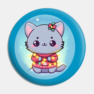 Lit Kitty! Pin