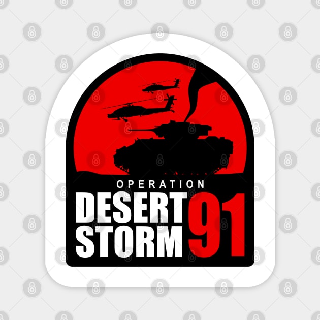 Operation Desert Storm 1991 Magnet by TCP