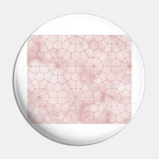Mademoiselle pink marble Pin