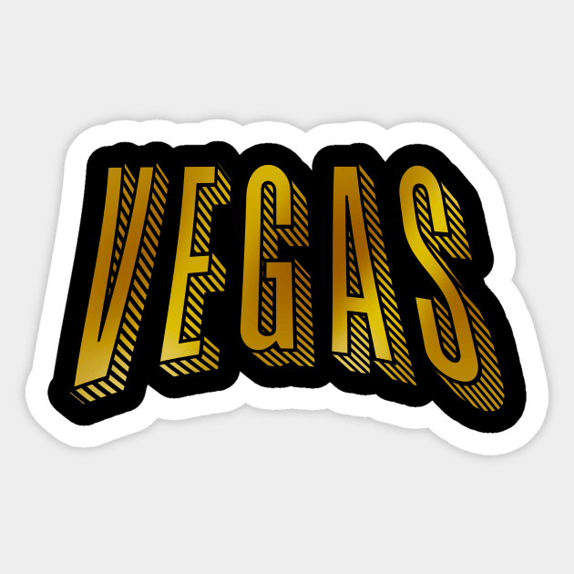 LV Stickers Gold/Black