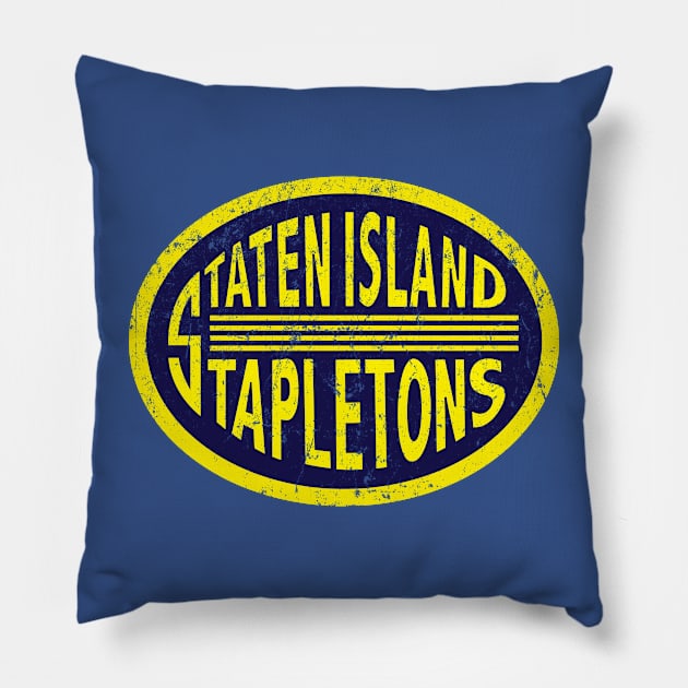 Staten Island Stapletons Pillow by MindsparkCreative