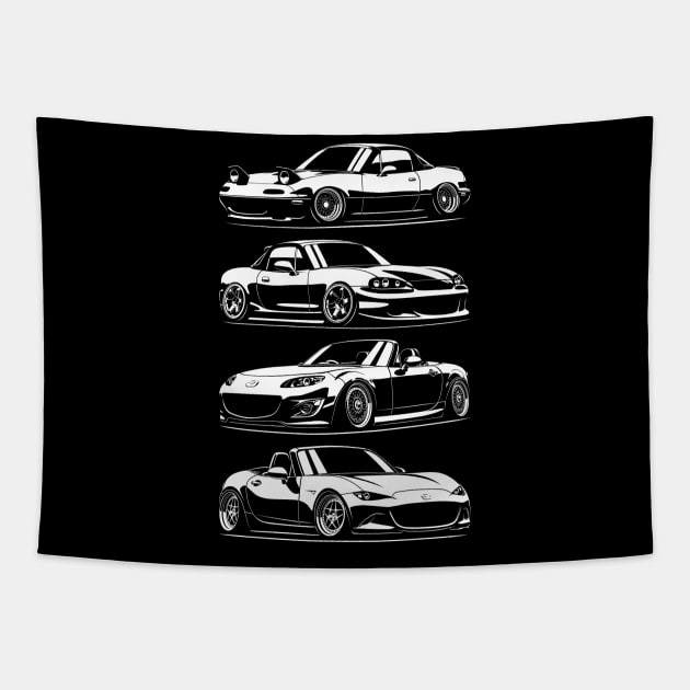 MX5 mix Tapestry by Markaryan